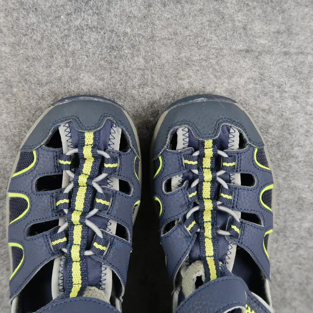Merrell Shoes Kids 5 Sport Sandals Hydro Closed Toe Fisherman Casual Blue Green